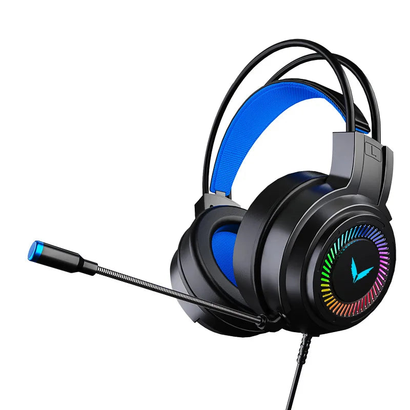 G58 Wired 7.1 Gaming Headset, Foldable Stereo Bass Headphones with Mic