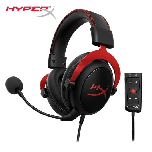 HyperX Cloud 2  Gaming Wired Headset With HiFi 7.1 Surround Sound Microphone