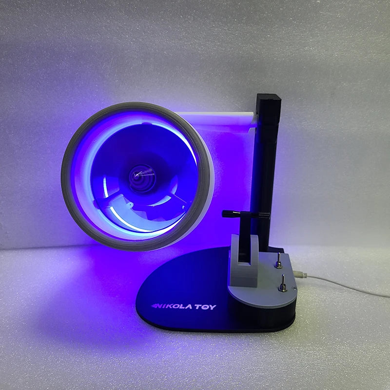 Compact USB JetFan Desktop Turbofan with Humidifier & Blue LED Light